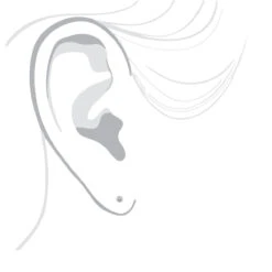 Platinum Round Diamond Bezel Earrings Studs 0.33ct -Borcely Jewelry Sales platinum round diamond bezel earrings studs 033ct bod