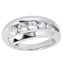 Platinum Round Diamond Ladies Ring 0.31ct