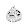 Platinum Round Diamond Ladies Ring 1ct 24.7mm