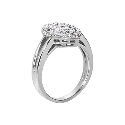 Platinum Women's Diamond Ring 0.48ct 2 Platinum Women's Diamond Ring 0.48ct - Image 2