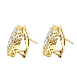 Round Princess Cut Diamond Stud Earrings 2.82ct 14K White Gold -Borcely Jewelry Sales round princess cut diamond stud earrings 282ct 14k p 46005 backye