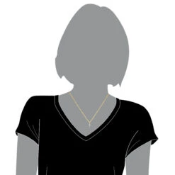 14K Yellow Gold Mini Diamond Egyptian Ankh Cross Pendant For Women 0.2ct -Borcely Jewelry Sales solid 14k gold mini diamond egyptian ankh cross pendant for women 02ct bodye