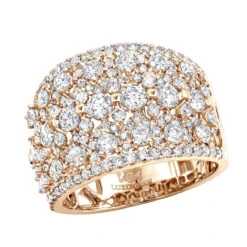 Unique Wide Diamond Ladies Ring Band 2.75ct 14K White Gold By Luxurman 8 Unique Wide Diamond Ladies Ring Band 2.75ct 14K White Gold By Luxurman -Borcely Jewelry Sales unique wide diamond ladies ring band 275ct in 14k gold by luxurman ro